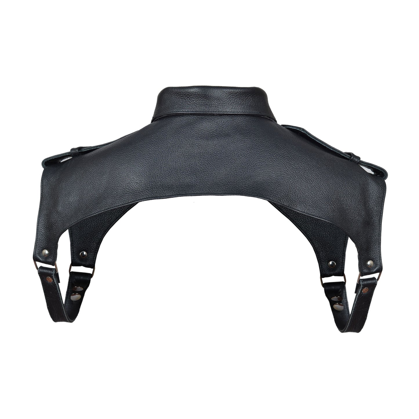 Leather BLUF Shirt Collar Chest Harness – Fetish Party Clubwear by London Knighthood