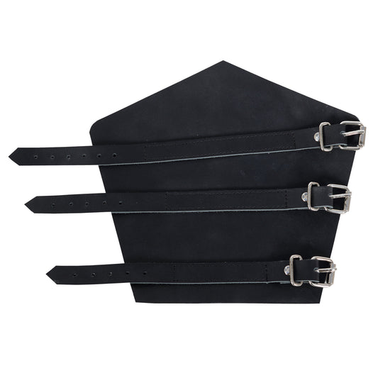 Leather Vambrace Gauntlet Cuff – Adjustable Arm Bracer for LARP, Cosplay, Medieval & Fetish Wear – by London Knighthood