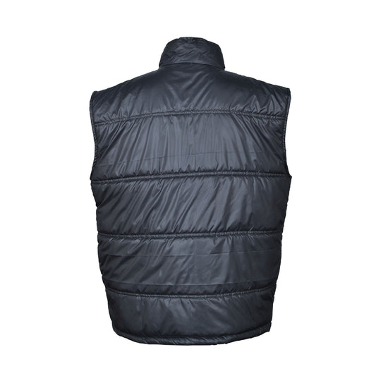 PROCLUB Heavyweight Padded Vest Jacket – Black Sleeveless Streetwear Puffer by London Knighthood