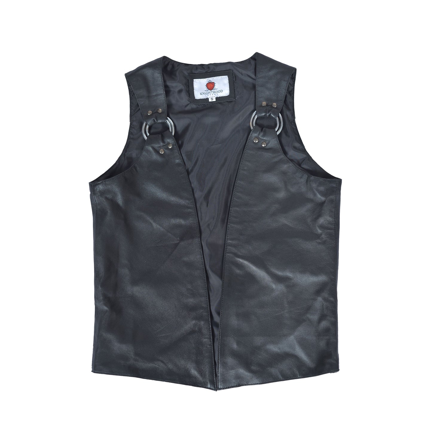 Men’s Leather Bar Vest – Fetish Clubwear BLUF Waistcoat Shirt by London Knighthood