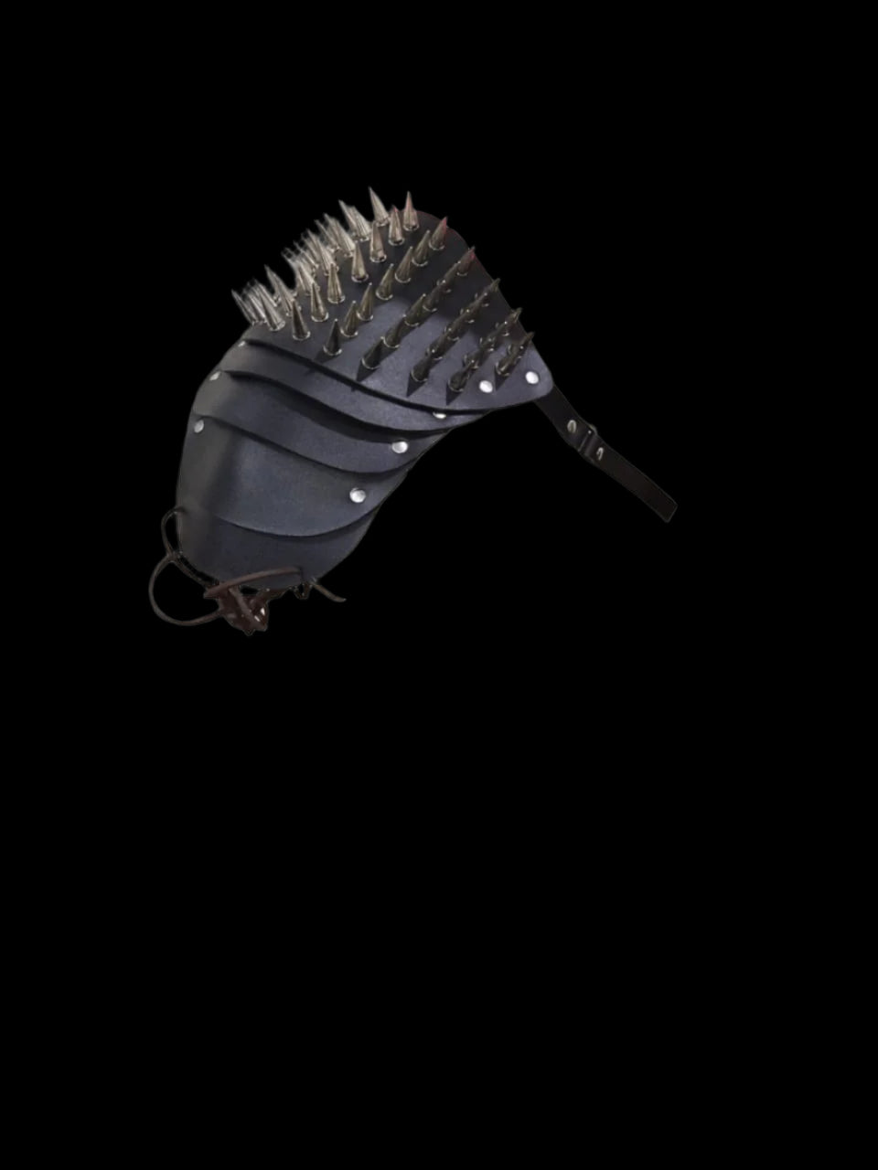 Genuine Leather Shoulder LARP Gladiator Spiked Body Harness Armor