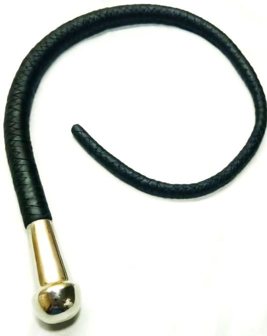 2.6 Ft Genuine Cowhide Leather Sjambok Whip – Fetish BDSM Bullwhip for Role Play & Impact Play