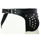Men’s Genuine Leather Jockstrap – Black Fetish Thong Briefs for Gay Clubwear & Roleplay