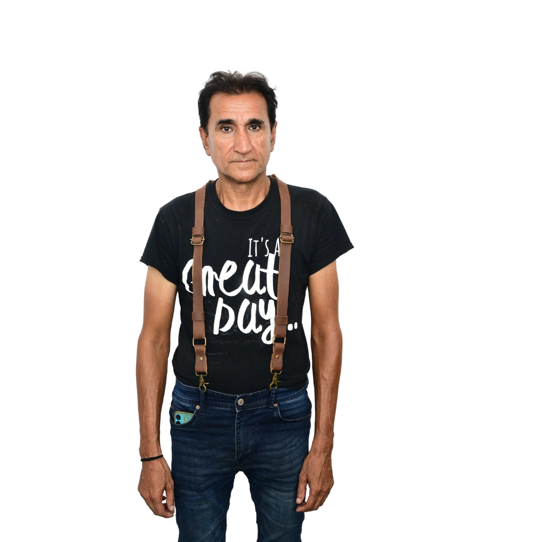 Leather Suspenders