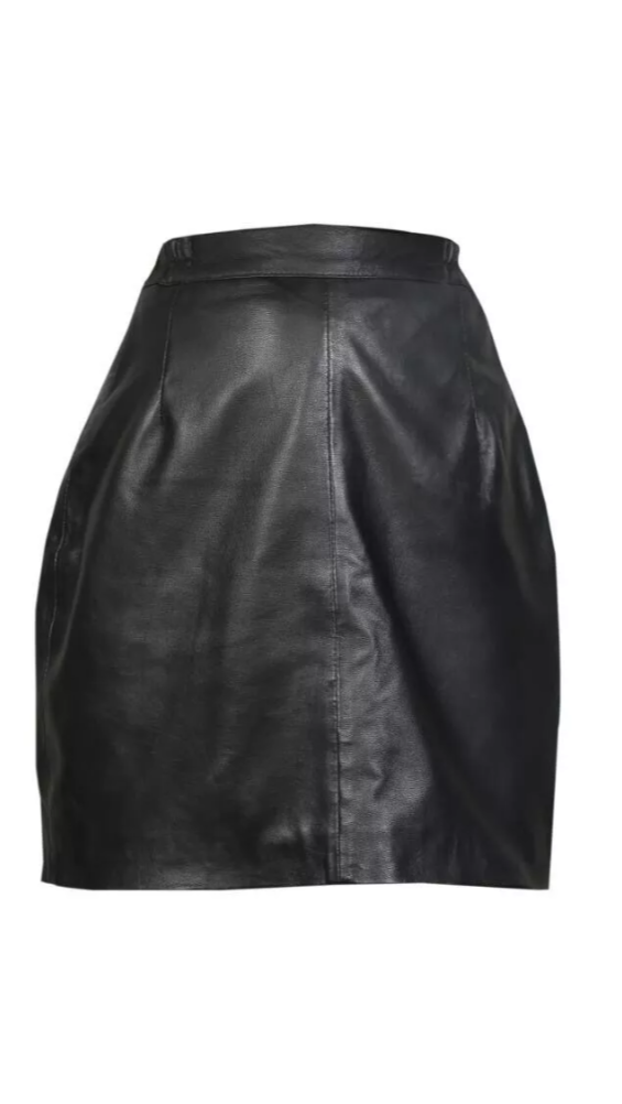 Brand New Real Sheep Genuine Leather Women Ladies Mini Casual Skirt Size 6-20