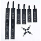Leather 7-Piece Heavy Duty BDSM Bondage Restraint Cuff Set – Premium Fetish Gear by London Knighthood