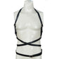 Men’s Leather Chest Harness with Waist Belt – Adjustable Rave & Fetish Gear – Erotic Clubwear by London Knighthood