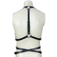 Men’s Leather Chest Harness with Waist Belt – Adjustable Rave & Fetish Gear – Erotic Clubwear by London Knighthood