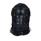 Total Sensory Deprivation Leather Bondage Hood – Full Head BDSM Mask with Padded Blindfold & Gag by London Knighthood