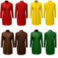 GENUINE LEATHER LADIES WOMAN SEXY PARTY FULL SLEEVE RED YELLOW BROWN GREEN DRESS