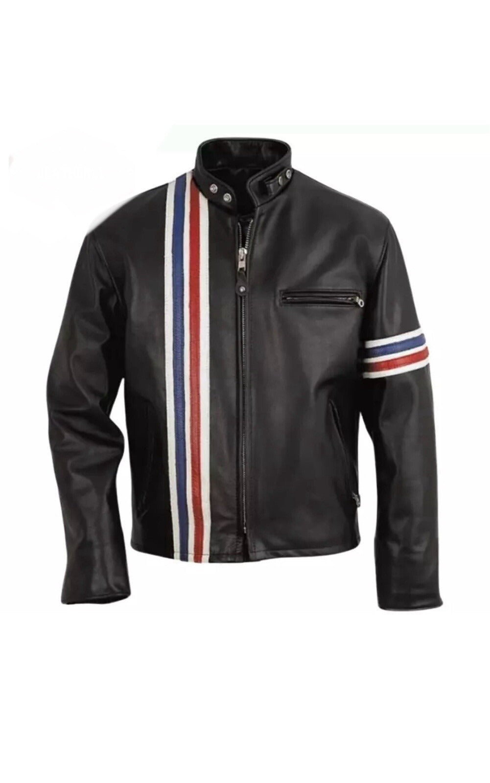 Men’s Easy Rider Motorcycle Jacket – Classic Biker Style in Genuine Leather