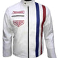 Men’s Steve McQueen Inspired Leather Jacket – 100% Real Handmade Vintage Biker Style