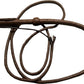 Brown Cowhide Leather Bullwhip – Supreme Indiana Jones Style Whip for Training, Performance & Costume