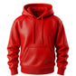 Men's Genuine Premium Luxury Leather Handmade Hoodie Green Blue Red